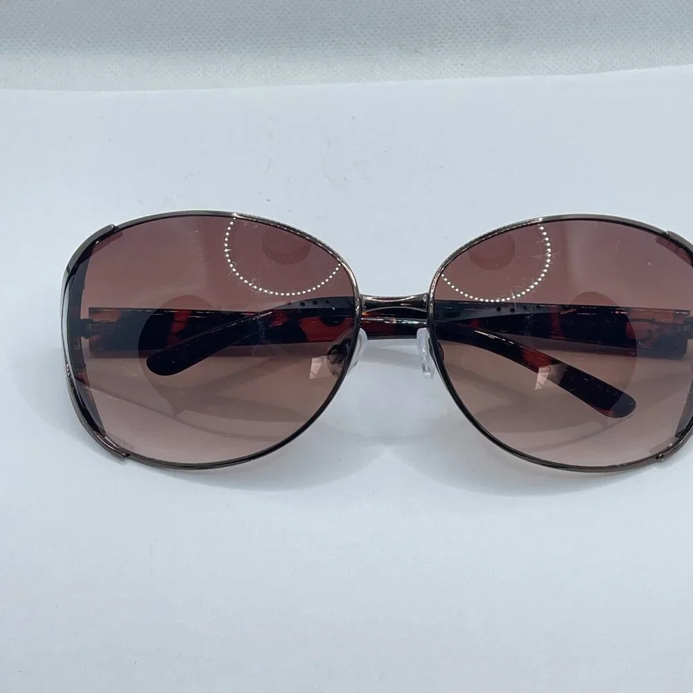 Oscar de la Renta‎ Oversized Brown Tortoise Shell Sunglasses OS